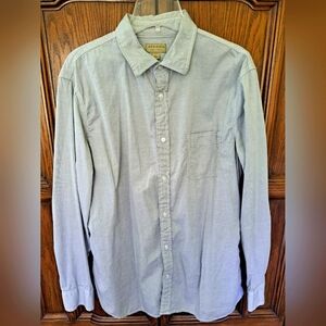 Sonoma Men's Long-Sleeve Gray Oxford Shirt
